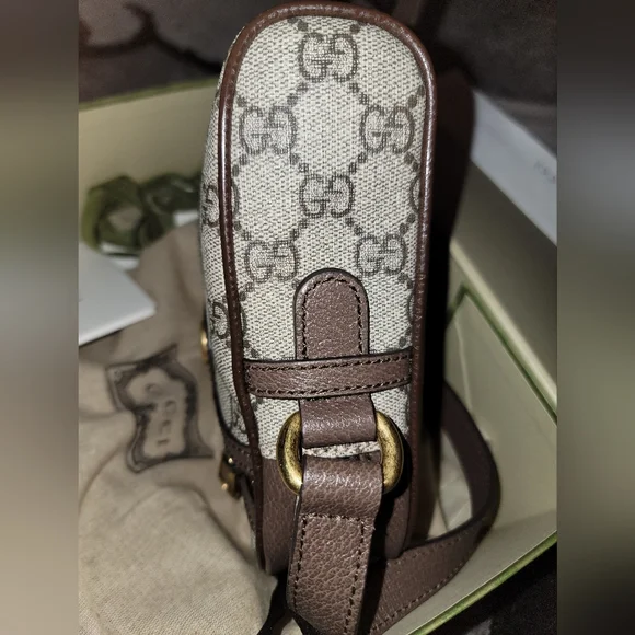 Authentic Gucci Ophidia GG Supreme Crossbody Bag - Picture 5 of 11